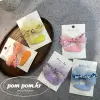 New Korean-style netted princess bow fabric hair clip, sweet girl side clip, cute children's bb hair clip accessory Item Picture